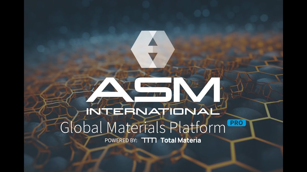 ASM international Logo with Global Materials Platform text