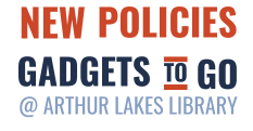 New Policies Gadgets to Go text on white background