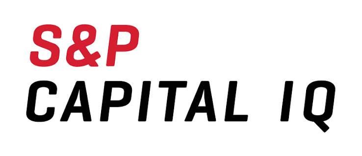 S&P Capital IQ logo with S&P in red letters.